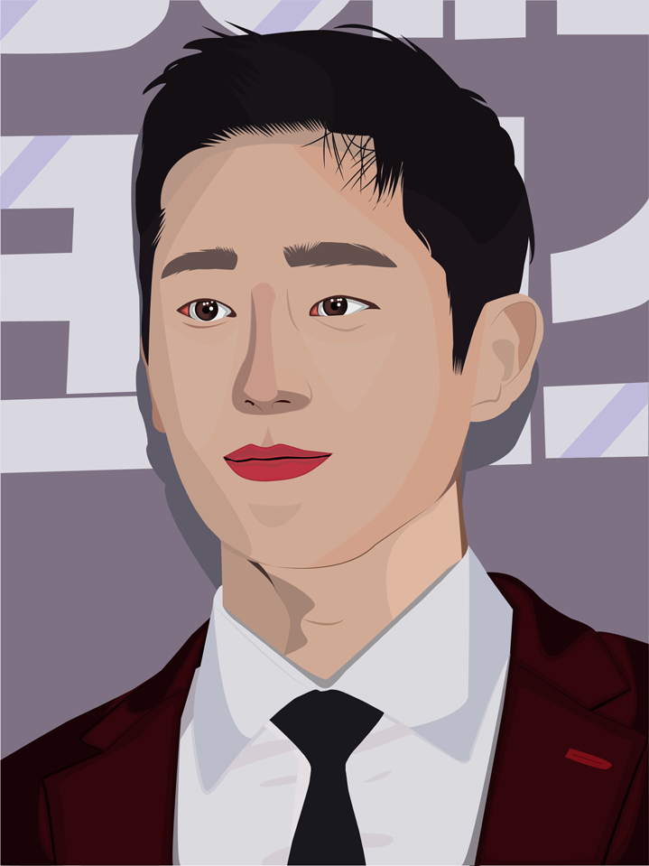 Vectorized image of Jung Hae In